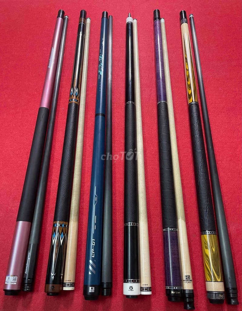 Cơ bida Mit MA22 Carbon Đa màu. Mua bán Đồ thể thao, Dã ngoại tại Quận 8 Tp Hồ Chí Minh được đăng bởi Chuyên cơ bida lỗ Tphcm q8 hình 1