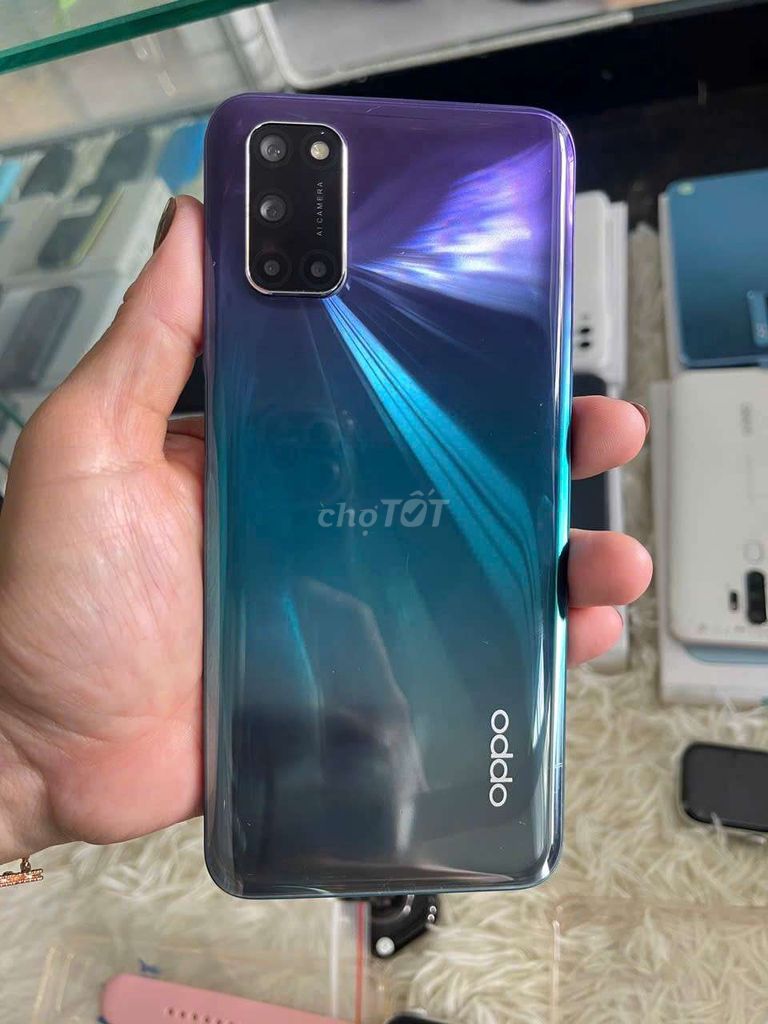 Oppo A52 128GB Tím xanh. Mua bán Điện thoại tại Thành phố Bến Tre Bến Tre được đăng bởi Gia Hân Mobile hình 1