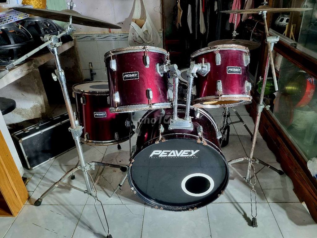 Dàn trống PEAVEY nhập Đỏ. Mua bán Nhạc cụ tại Thành phố Cà Mau Cà Mau được đăng bởi Minh Kiên hình 1