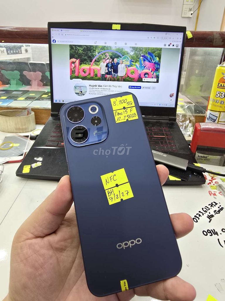 Oppo Reno15 F 5G 12GB/256GB Xanh. Mua bán Điện thoại tại Thành phố Long Xuyên An Giang được đăng bởi Facebook Cầm Đồ Thúy Vân hình 1