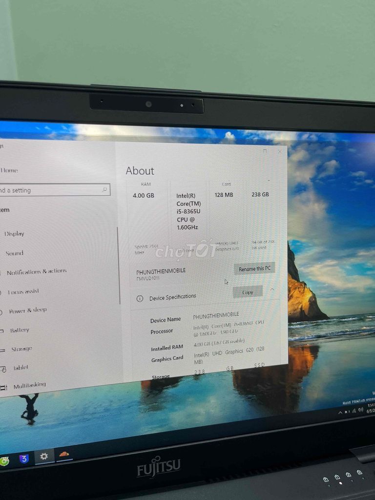 Fujitsu LIFEBOOK U Series i5-8365U. Mua bán Laptop tại Quận Tân Phú Tp Hồ Chí Minh được đăng bởi Phùng Thiện Mobile hình 1