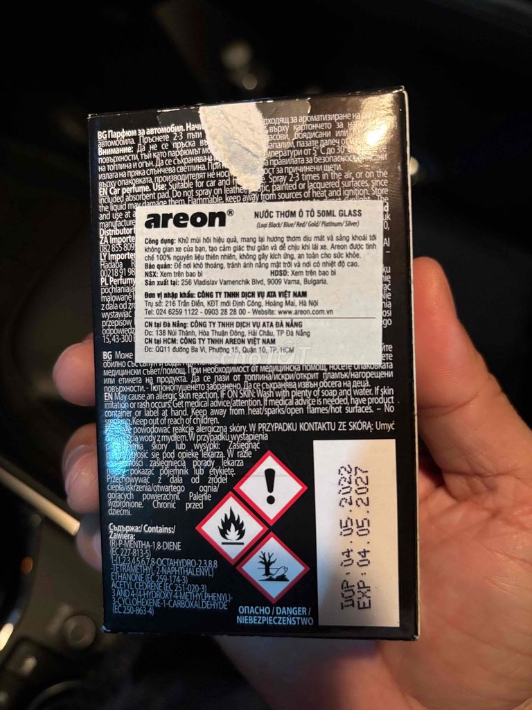 Nước hoa dùng cho Oto. Mua bán Phụ tùng xe tại Thành phố Dĩ An Bình Dương được đăng bởi Huy hình 2