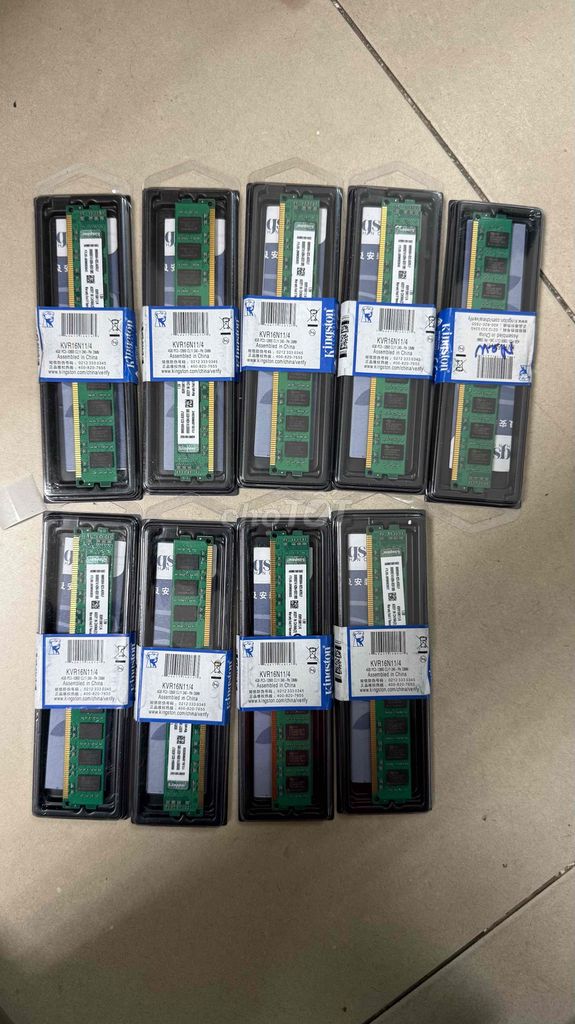 RAM Kingston KVR16N11/4 DDR3 4GB Mới. Mua bán Linh kiện (RAM, Card...) tại Thành phố Lạng Sơn Lạng Sơn được đăng bởi Lam Xuan Tran hình 1