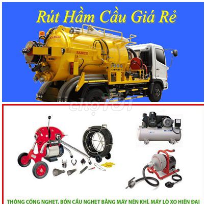 Rút hầm cầu HIỆN ĐẠI CÔNG NGHỆ CAO quận 10