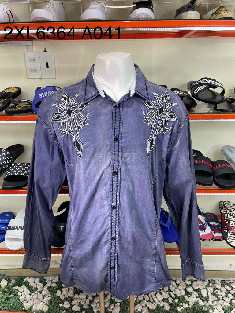 Áo sơ mi road vải mềm mại tím nhạt xxl. Mua bán Quần áo tại Huyện Châu Thành Kiên Giang được đăng bởi Lâm thiên đường hàng hiệu hình 1