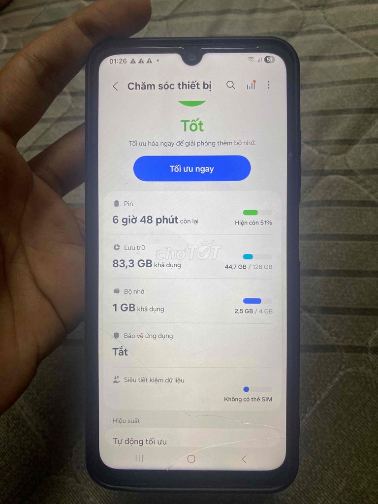 Samsung A05s 4GB/128GB Đen Đã sử dụng. Mua bán Điện thoại tại Thành phố Thủ Đức Tp Hồ Chí Minh được đăng bởi Hồ Bẩu hình 1