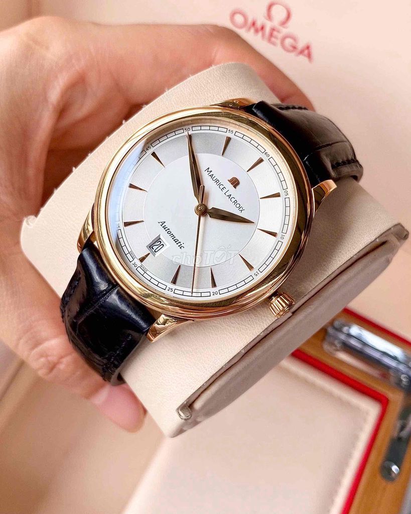 Maurice lacroix vàng đúc 18k - Size 40mm. Mua bán Đồng hồ tại Quận Hoàng Mai Hà Nội được đăng bởi Anh Tuấn hình 1