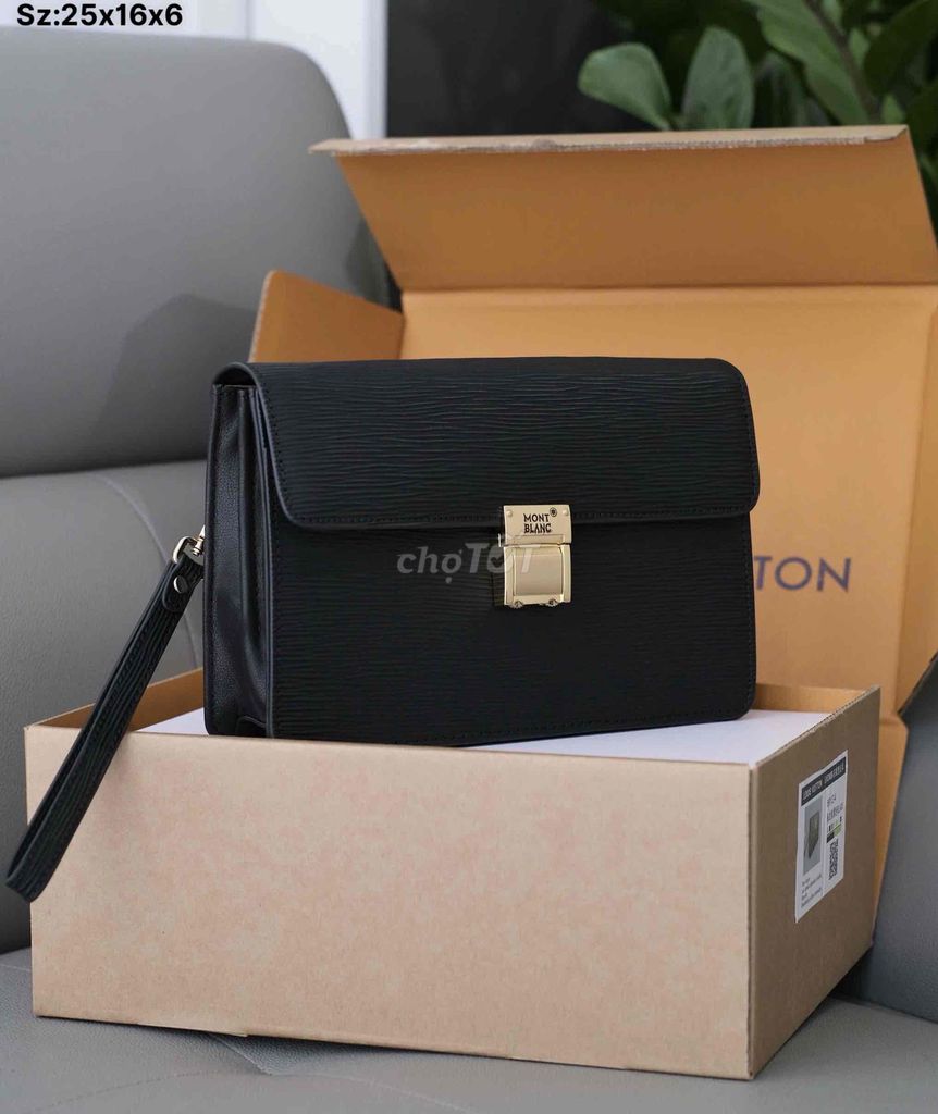Ví Cầm Tay Nam/ Clutch Mont Blanc Cao Cấp. Mua bán Túi xách tại Quận Bình Tân Tp Hồ Chí Minh được đăng bởi Trúc Phương hình 1