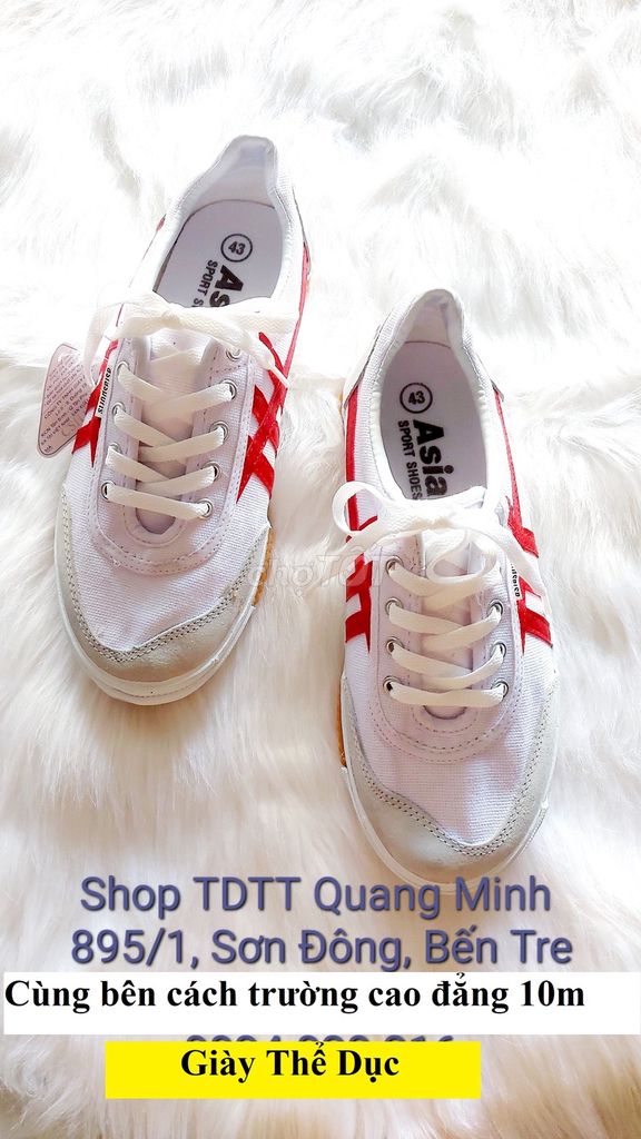 Giày Thể Dục Học SInh | Shop TDTT Quang Minh. Mua bán Giày dép tại Thành phố Bến Tre Bến Tre được đăng bởi CHAI LỌ BEAUTYCOCO hình 1