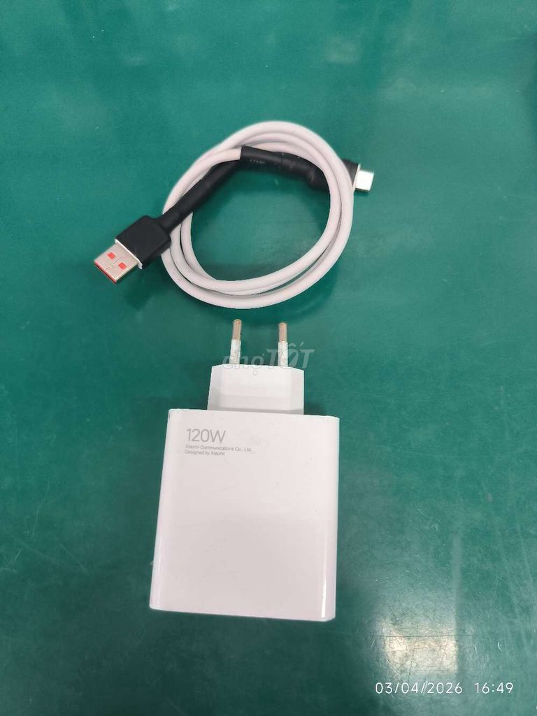 Củ sạc Xiaomi MDY-13-EE 120W Trắng. Mua bán Phụ kiện (Màn hình, Chuột...) tại Huyện Quế Võ Bắc Ninh được đăng bởi Doan Pham hình 1