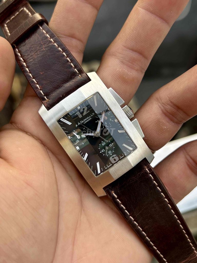 Đồng hồ Dunhill Chronograph Tank size to cool ngầu. Mua bán Đồng hồ tại Quận 8 Tp Hồ Chí Minh được đăng bởi Tuấn Nguyễn hình 1