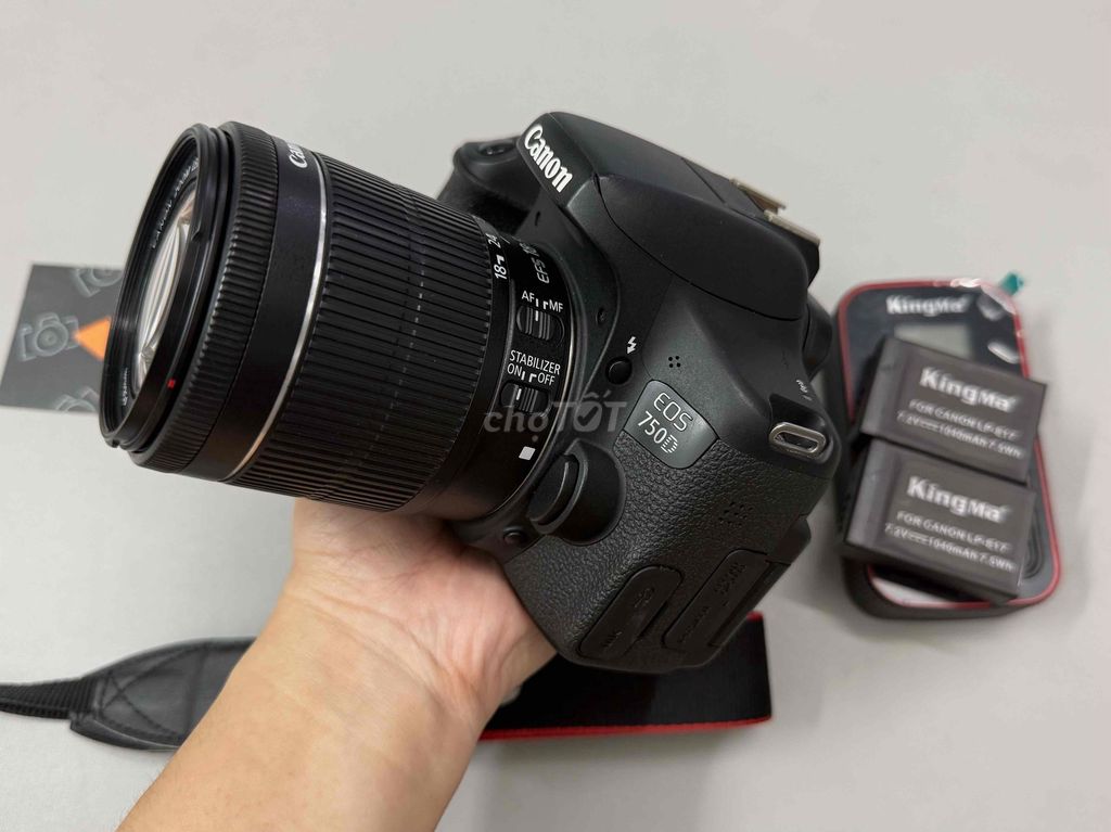 Canon 750D + 18-55 STM. Mua bán Máy ảnh, Máy quay tại Quận 3 Tp Hồ Chí Minh được đăng bởi Gia Lộc hình 1