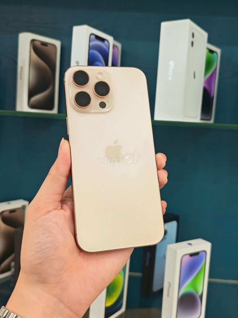 iPhone 16 Pro Max 256GB Vàng QT Pin 91 Khay Sim VL. Mua bán Điện thoại tại Quận Phú Nhuận Tp Hồ Chí Minh được đăng bởi TYMO Việt Nam hình 1