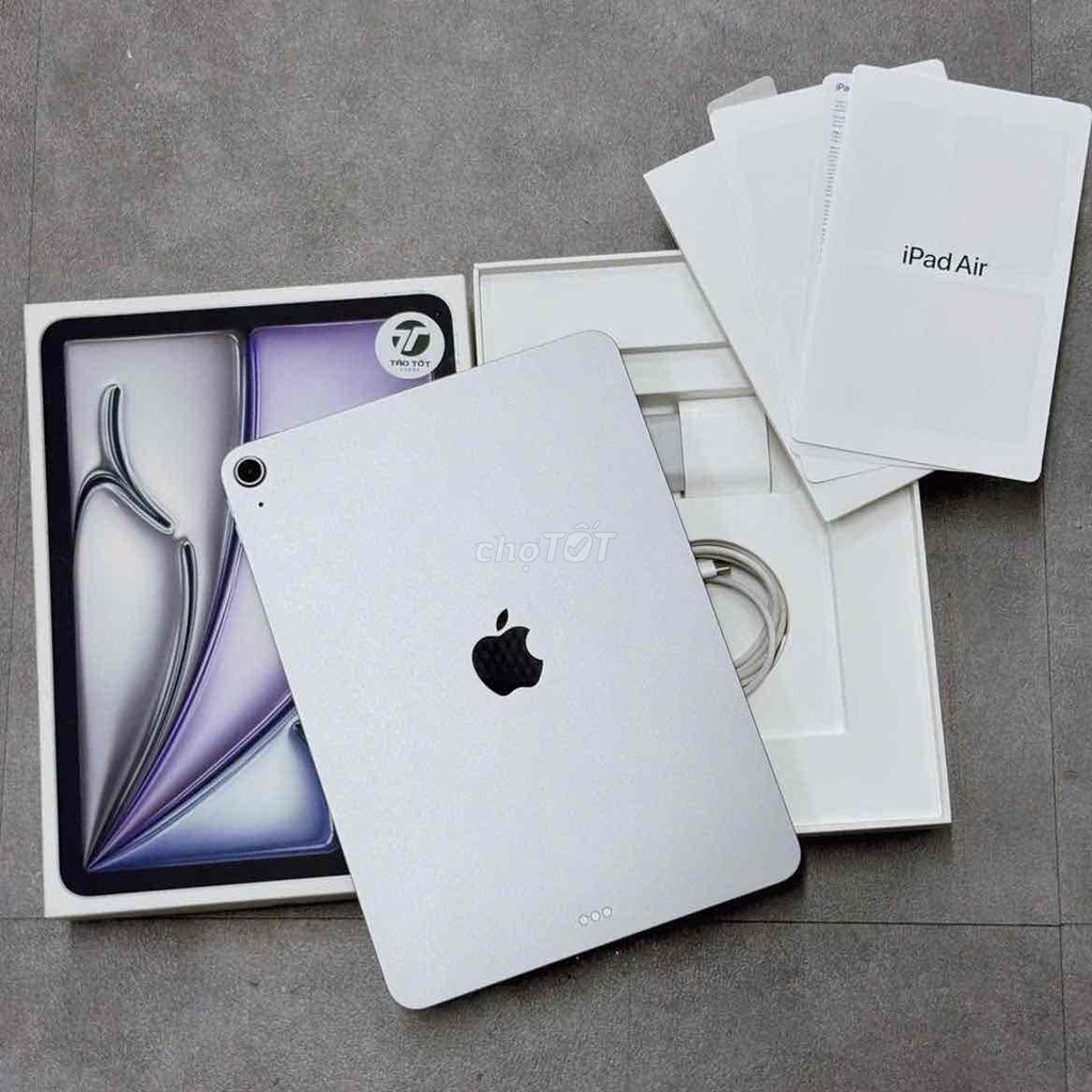 Apple iPad Air 7 M3 128GB Xám BH 4/2027 sạc it. Mua bán Máy tính bảng tại Quận 10 Tp Hồ Chí Minh được đăng bởi Táo Tốt Apple  hình 1