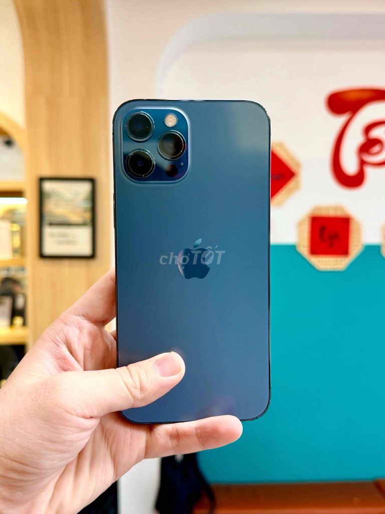 Apple iPhone 12 Pro Max Blue - Trả Góp Nợ Xấu. Mua bán Điện thoại tại Quận 10 Tp Hồ Chí Minh được đăng bởi Dinh Thoai Store hình 1
