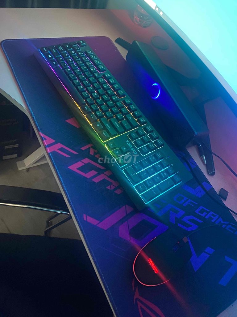 Combo bàn phím chuột Tomato S100 LED RGB Mới. Mua bán Phụ kiện (Màn hình, Chuột...) tại Huyện Định Quán Đồng Nai được đăng bởi Tuyết Văn Hậu hình 1