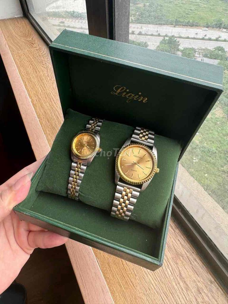 đồng hồ cặp  Nam Nữ hiệu Vitaroso chính hãng Nhật