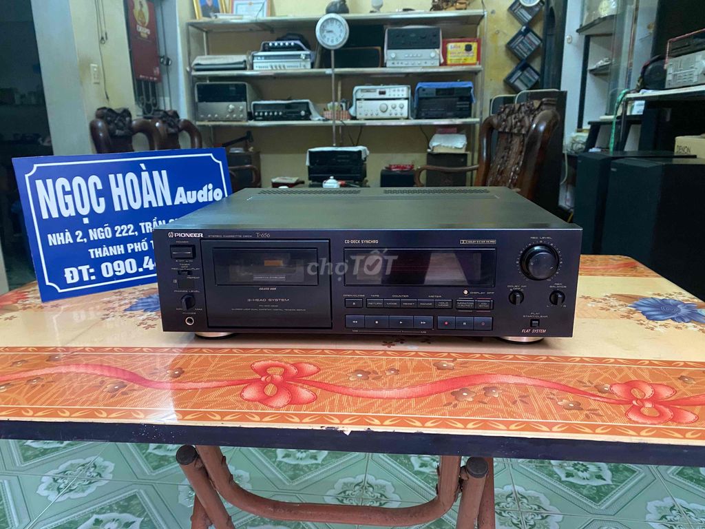 Pioneer T-656 Đầu Cassette Đen Nguyên bản. Mua bán Tivi, Âm thanh tại Thành phố Thái Bình Thái Bình được đăng bởi Ngọc Hoàn Audio Chất Lượng hình 1