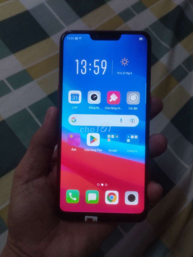 Oppo A3S 128GB Đỏ. Mua bán Điện thoại tại Thành phố Buôn Ma Thuột Đắk Lắk được đăng bởi DO MANH CUONG hình 1