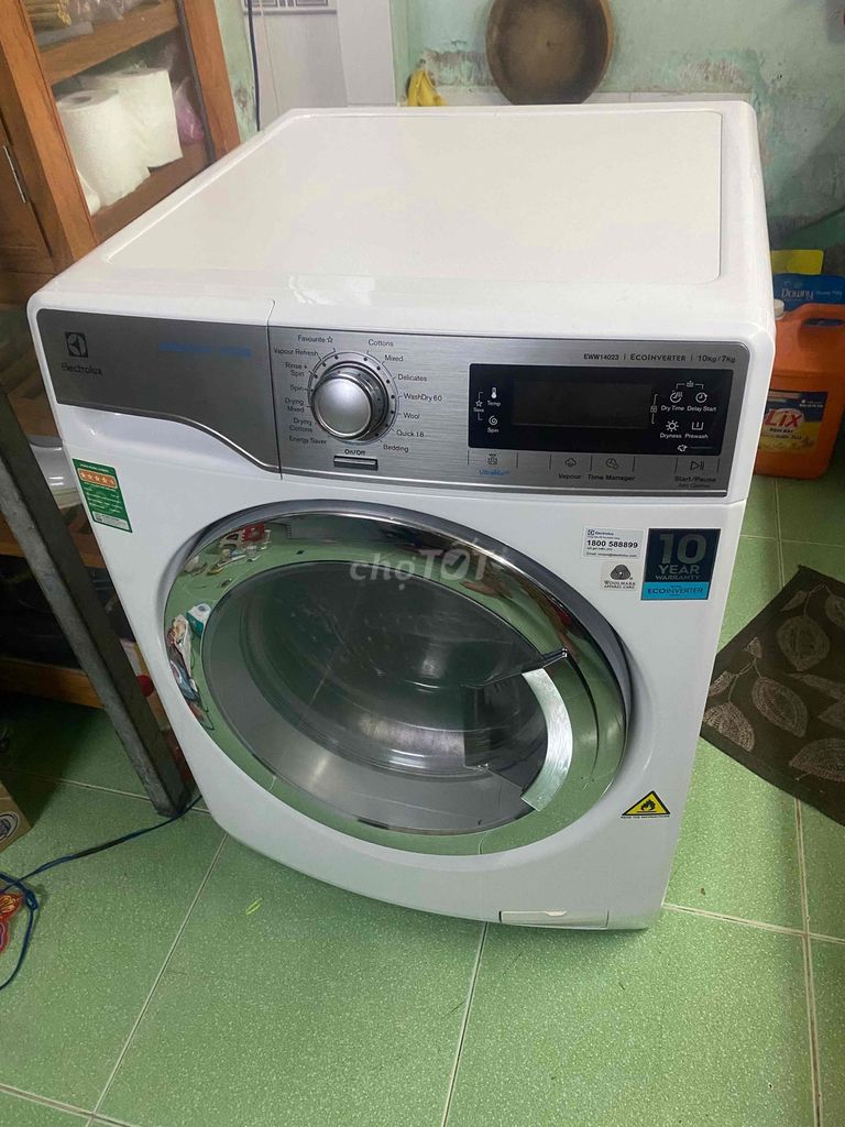 Máy giặt Sấy khô Electrolux 10kg inverter mới 98%. Mua bán Máy giặt tại Quận Bình Tân Tp Hồ Chí Minh được đăng bởi Cơ Điện Lạnh NK hình 1