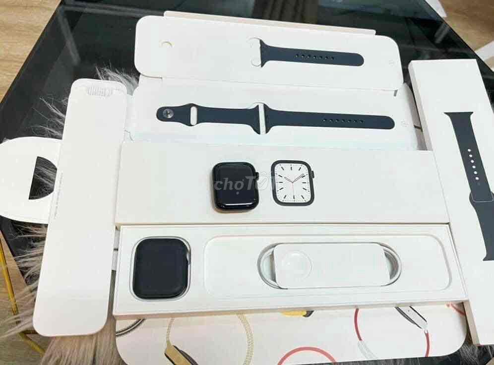 đồng hồ apple watch sr9:45 Thép đen lte new