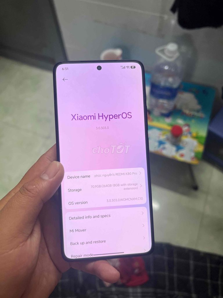 Xiaomi REDMI K80 Pro 5G 256GB Đen. Mua bán Điện thoại tại Quận 1 Tp Hồ Chí Minh được đăng bởi nguyên hình 1