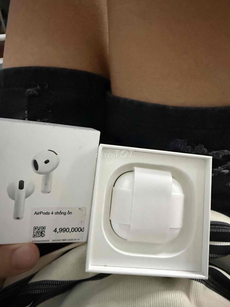 Tai nghe Apple AirPods 4 ANC VN bh tới 1-3-2027. Mua bán Tivi, Âm thanh tại Quận Long Biên Hà Nội được đăng bởi nam cam hình 1