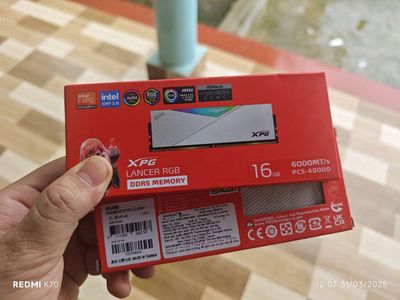 RAM ADATA XPG LANCERRGB-32GB (2x16GB) 6000MHz DDR5. Mua bán Linh kiện (RAM, Card...) tại Huyện Triệu Phong Quảng Trị được đăng bởi Hoàng
