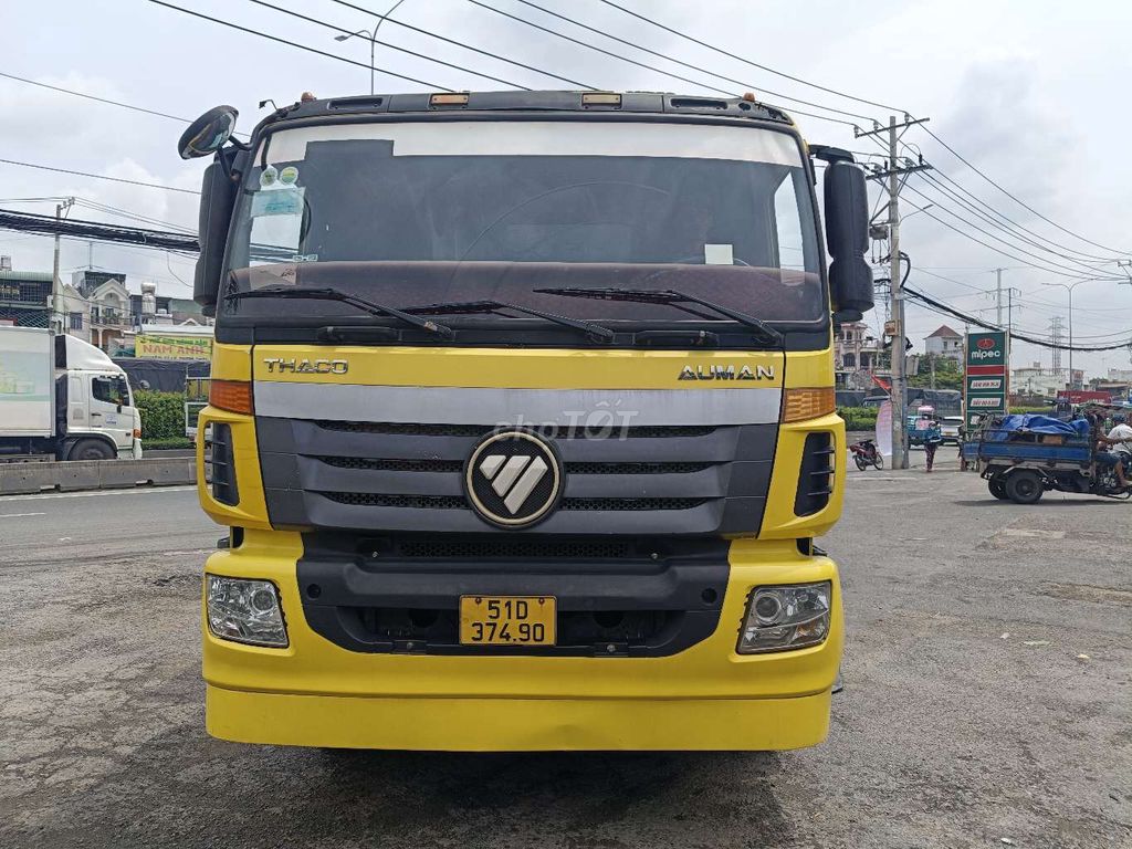 Auman 3 chân cầu thật 2014, thùng kín, cực zin. Mua bán Xe tải, xe ben tại Quận 12 Tp Hồ Chí Minh được đăng bởi Lê văn Khoa  hình 1