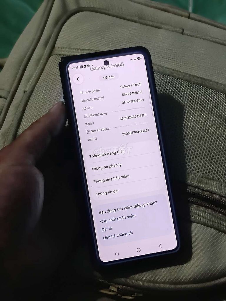 Samsung Galaxy Z Fold5 256GB. Mua bán Điện thoại tại Thành phố Thủ Dầu Một Bình Dương được đăng bởi Nga tuấn Đt Giá rẻ hình 1