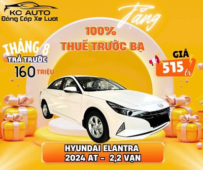 Hyundai Elantra 1.6L AT 2024 Trắng 22000 km