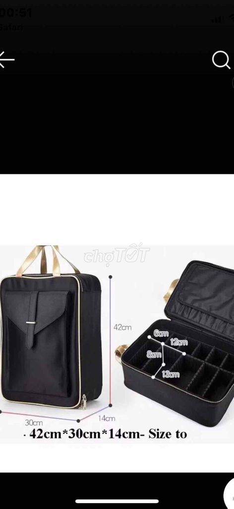 Cốp ba lo makeup chuyên nghiệp cá nhân dùng tốt. Mua bán Đồ chuyên dụng, Giống nuôi trồng tại Quận Hoàng Mai Hà Nội được đăng bởi Thanh hình 1