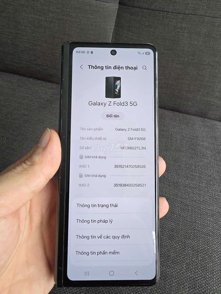  Galaxy Z Fold3 5G 256GB giá rẻ trải nghiệm . Mua bán Điện thoại tại Quận 8 Tp Hồ Chí Minh được đăng bởi Thiên Hòa mobile  hình 1