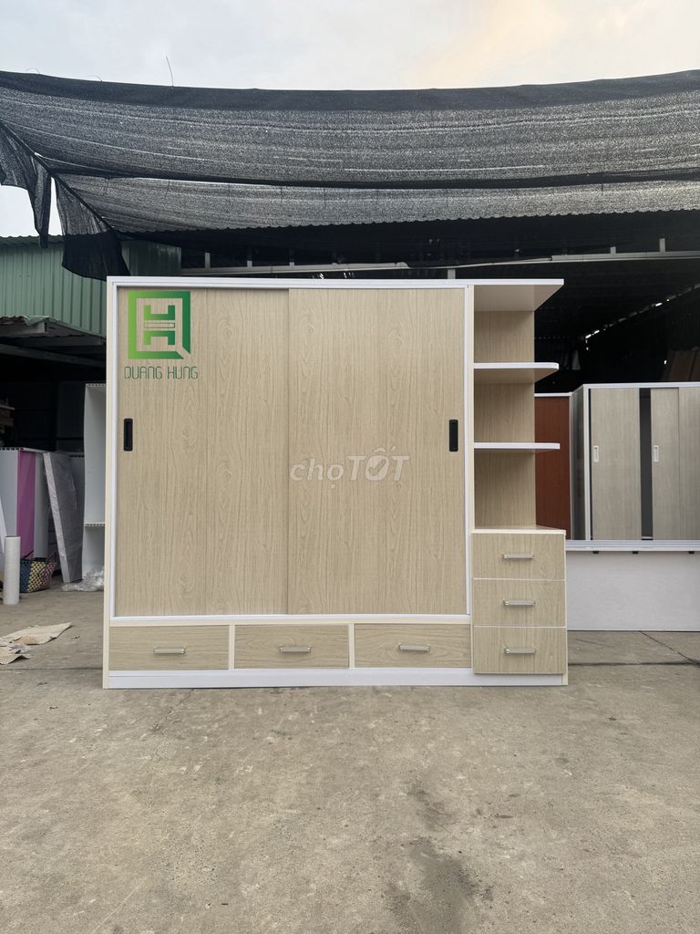 Tủ quần áo nhựa cửa lùa 1m8 x 2m cao cấp. Mua bán Tủ, kệ gia đình tại Thành phố Thủ Đức Tp Hồ Chí Minh được đăng bởi Nội Thất Quang Hùng hình 1