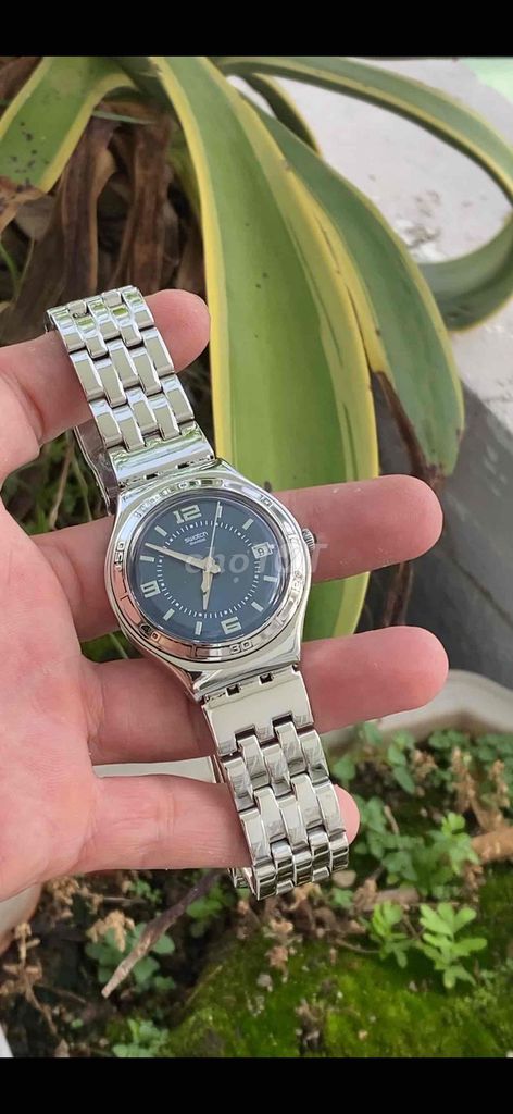 Đồng hồ Swatch Bạc Xanh 37 Lịch ngày. Mua bán Đồng hồ tại Thành phố Nha Trang Khánh Hòa được đăng bởi Sang Nguyen hình 1