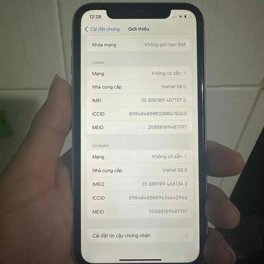 Apple iPhone XR 64GB Trắng. Mua bán Điện thoại tại Quận Nam Từ Liêm Hà Nội được đăng bởi Lê Tùng hình 1