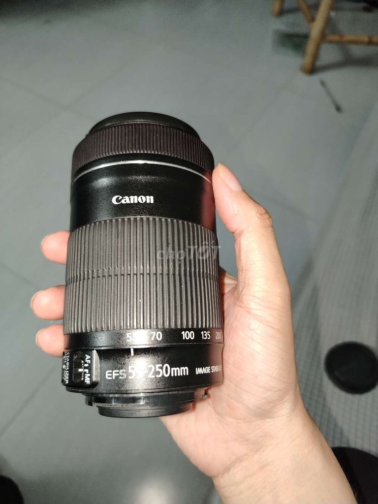 Ống kính Canon EF 55-250mm STM Đen. Mua bán Máy ảnh, Máy quay tại Quận Bình Tân Tp Hồ Chí Minh được đăng bởi Guppy Ngueun hình 1