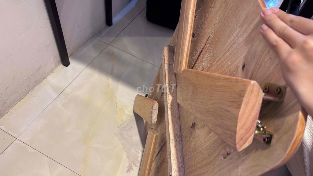 Bàn gỗ gấp gọn. Mua bán Bàn ghế tại Huyện Hoài Đức Hà Nội được đăng bởi Hương Giang hình 1