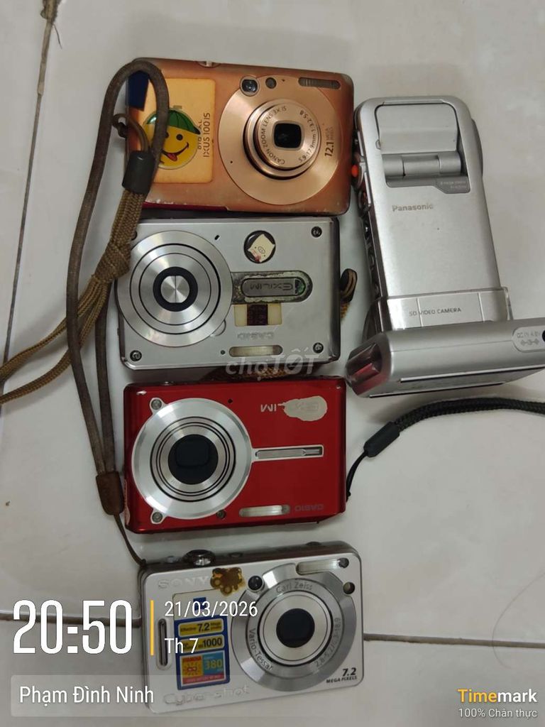 Máy ảnh Canon 100is Vàng đồng. Mua bán Máy ảnh, Máy quay tại Quận Tân Bình Tp Hồ Chí Minh được đăng bởi Ninh hình 1