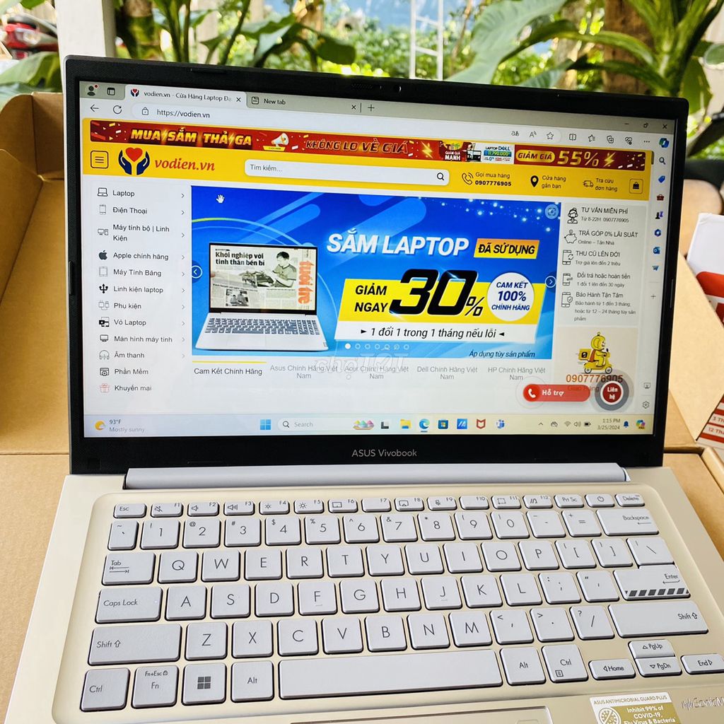 Asus Vivobook X1404ZA(i3-1215U-8GB-512GB)-Full Box