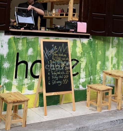 Bảng menu Gỗ Đen Nâu 60x110cm. Mua bán Đồ dùng văn phòng tại Quận Cầu Giấy Hà Nội được đăng bởi Lê Thuận hình 1