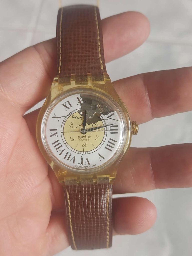 Đồng hồ Swatch automatic Thụy sĩ lộ đáy. Mua bán Đồng hồ tại Quận Bình Thạnh Tp Hồ Chí Minh được đăng bởi Nguyen Bich Lien hình 1