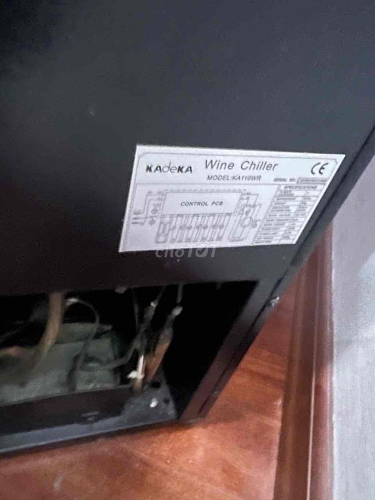 Tủ rượu Kadeka KA-110WR-110chai Xx singapore,sx TQ. Mua bán Tủ lạnh tại Quận 10 Tp Hồ Chí Minh được đăng bởi Nguyễn Xuyến hình 2
