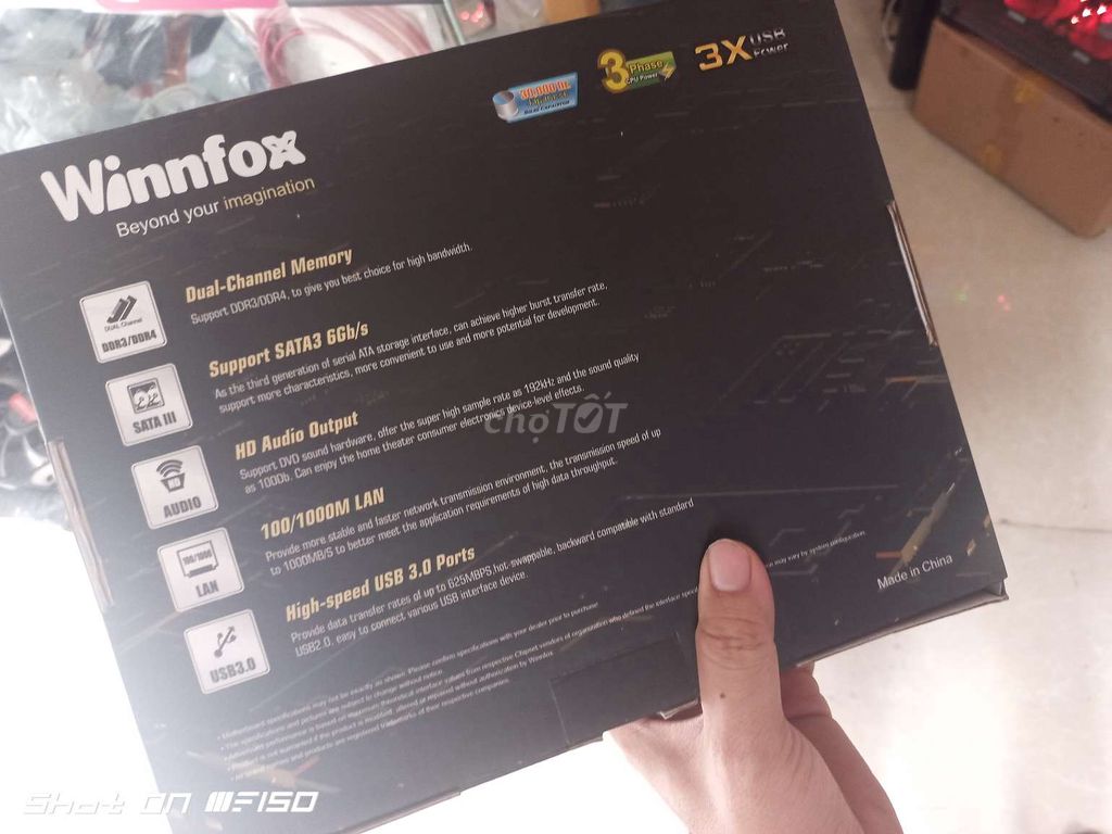 Bo mạch chủ Winnfox DDR3/DDR4 cũ. Mua bán Linh kiện (RAM, Card...) tại Quận Tân Bình Tp Hồ Chí Minh được đăng bởi Máy tính Mạnh Tuấn hình 1