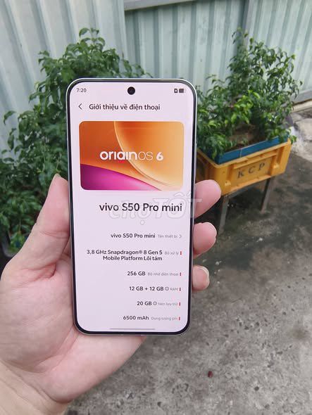 Vivo S50 Pro Mini 256GB 99%. Mua bán Điện thoại tại Quận 1 Tp Hồ Chí Minh được đăng bởi Hội Đồ Điện Tử hình 1
