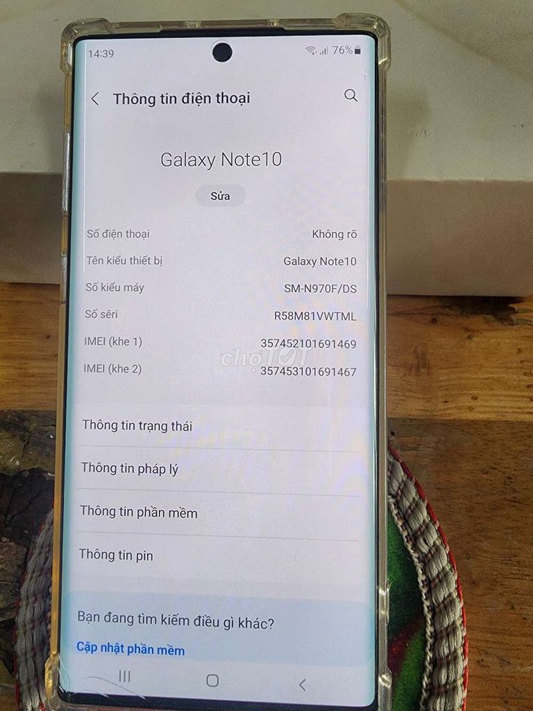 Samsung Galaxy Note 10 256GB Hồng. Mua bán Điện thoại tại Quận 11 Tp Hồ Chí Minh được đăng bởi Samurai hình 1