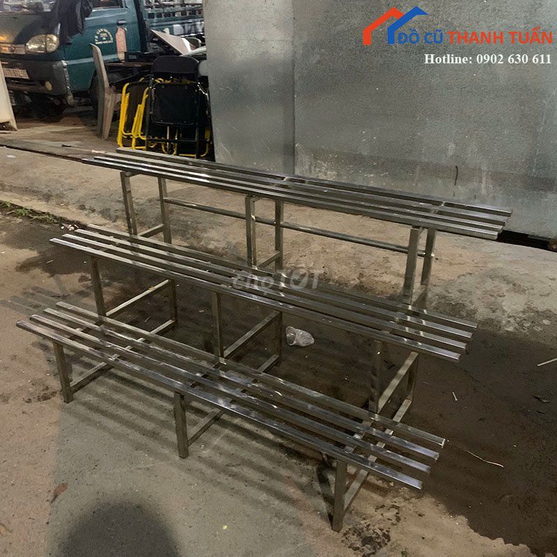 Kệ Inox 3 Tầng Đã Sử Dụng Mới 90%. Mua bán Tủ, kệ gia đình tại Quận 5 Tp Hồ Chí Minh được đăng bởi Thanh Lý Thanh Tuấn hình 1