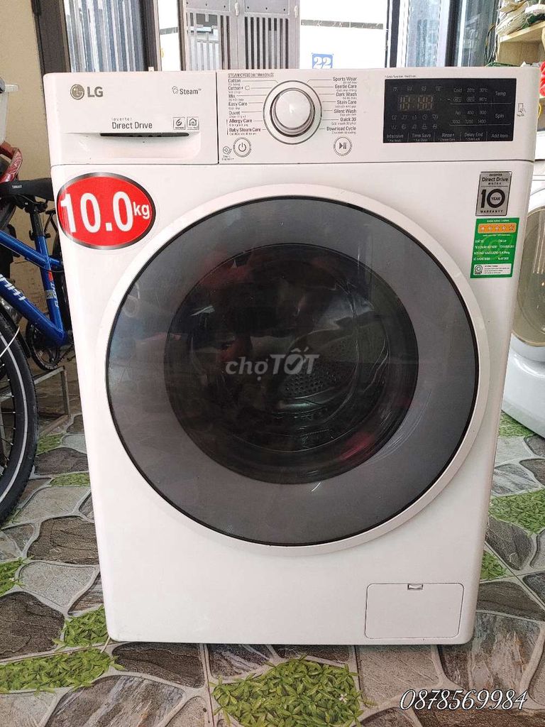 Máy giặt LG 10kg cửa trước. Mua bán Máy giặt tại Quận Hà Đông Hà Nội được đăng bởi tuấn anh hình 1
