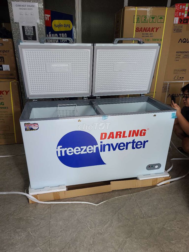 Tủ đông inverter darling 400L 4799axi-1 mới 100%