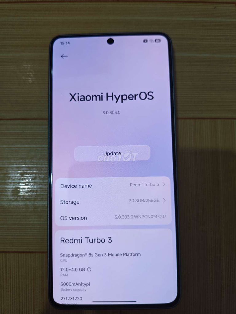 Xiaomi Redmi Turbo 3 12GB/256GB Xám. Mua bán Điện thoại tại Thành phố Thái Bình Thái Bình được đăng bởi Linh ll Nguyễn hình 1